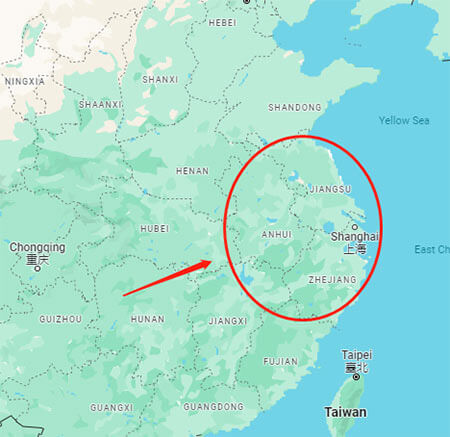 delta du fleuve yangtze