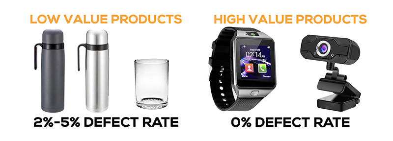 productos de bajo o alto valor